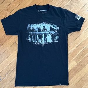 NWOT Mens Forged Black T-shirt